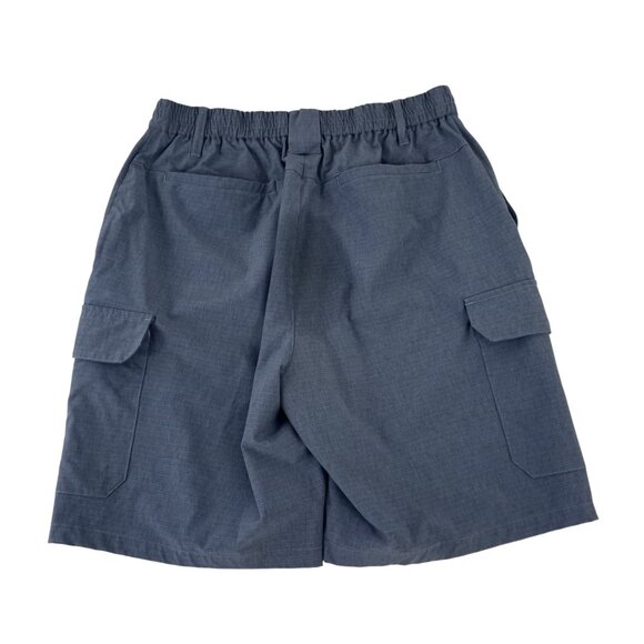 Roundtree & Yorke Performance Blue Cargo Shorts Mens 28 Stretch Waist - Picture 2 of 5